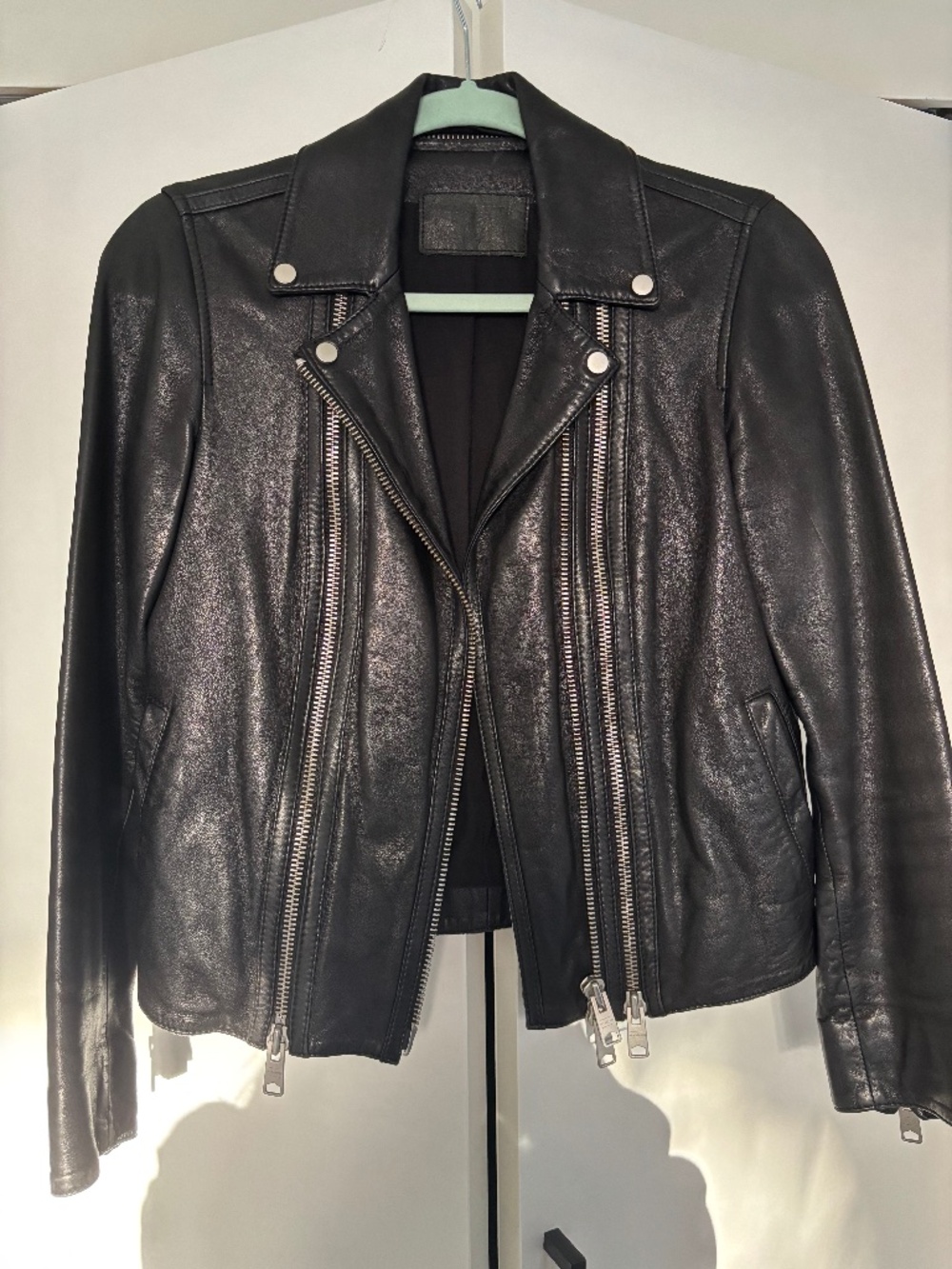 All Saints leather jacket